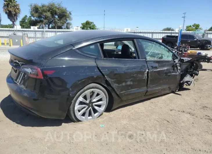 TESLA MODEL 3 2022 vin 5YJ3E1EA8NF188653 from auto auction Copart