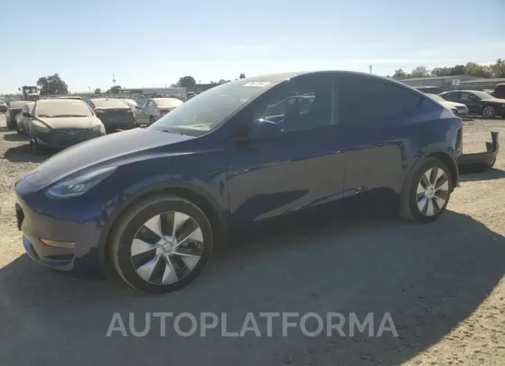 TESLA MODEL Y 2021 vin 5YJYGAEE0MF145667 from auto auction Copart