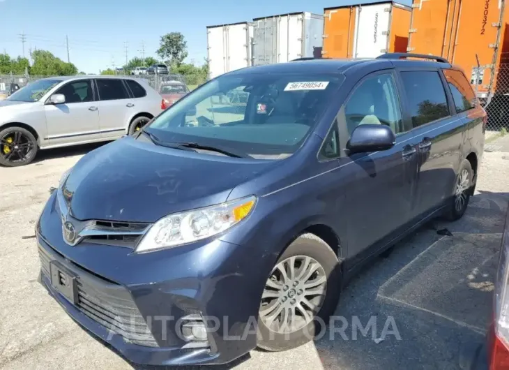 TOYOTA SIENNA XLE 2019 vin 5TDYZ3DC3KS008933 from auto auction Copart