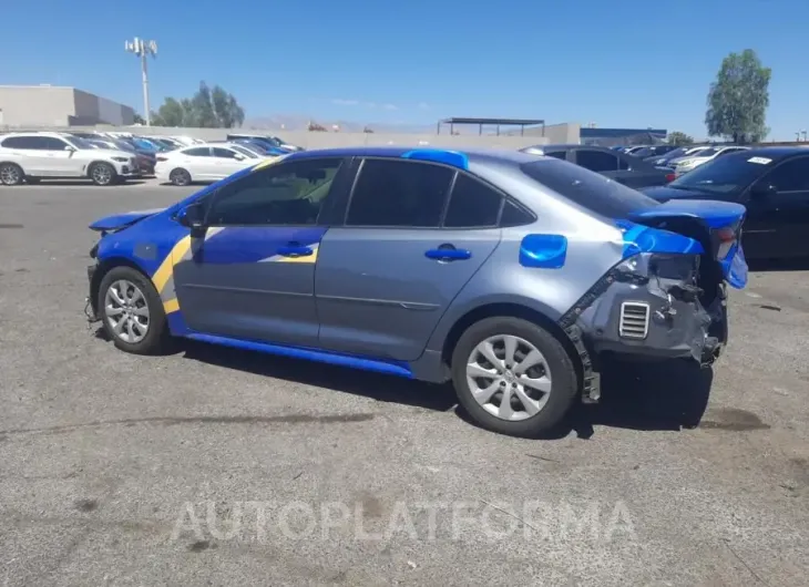 TOYOTA COROLLA LE 2022 vin JTDEPMAE5NJ229522 from auto auction Copart