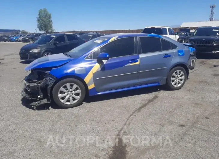 TOYOTA COROLLA LE 2022 vin JTDEPMAE5NJ229522 from auto auction Copart