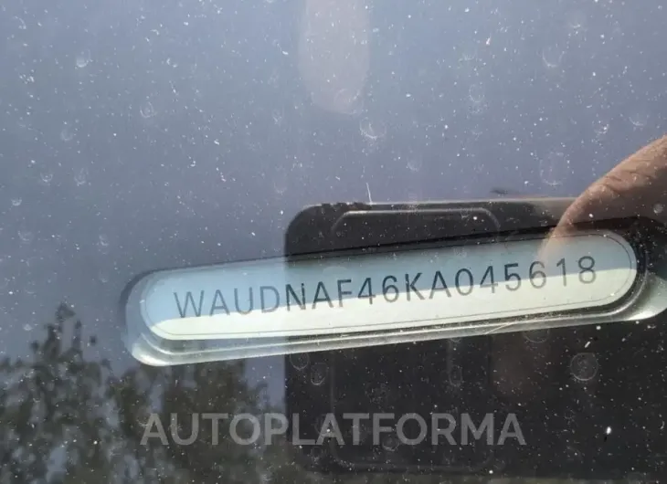 AUDI A4 PREMIUM 2019 vin WAUDNAF46KA045618 from auto auction Copart