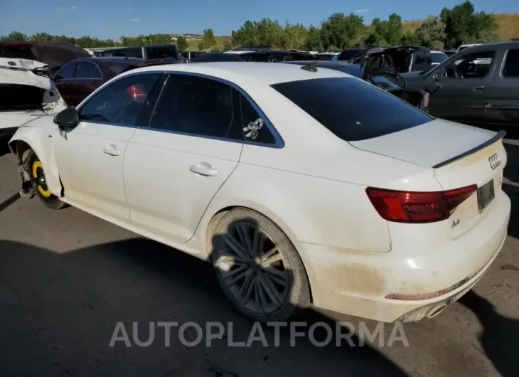 AUDI A4 PRESTIG 2017 vin WAUFNAF40HN025326 from auto auction Copart