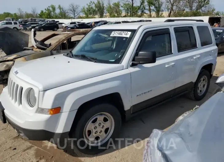 JEEP PATRIOT SP 2015 vin 1C4NJPBB2FD418958 from auto auction Copart