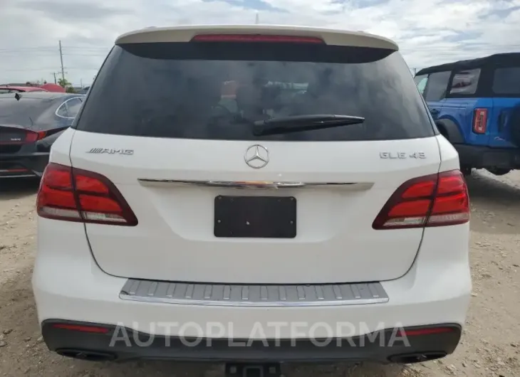 MERCEDES-BENZ GLE 43 AMG 2018 vin 4JGDA6EB5JA996866 from auto auction Copart