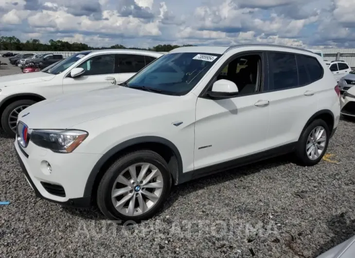 BMW X3 SDRIVE2 2016 vin 5UXWZ7C56G0T43324 from auto auction Copart