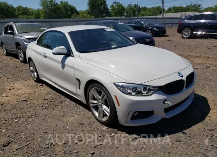 BMW 430I 2017 vin WBA4U7C34H5H20422 from auto auction Copart