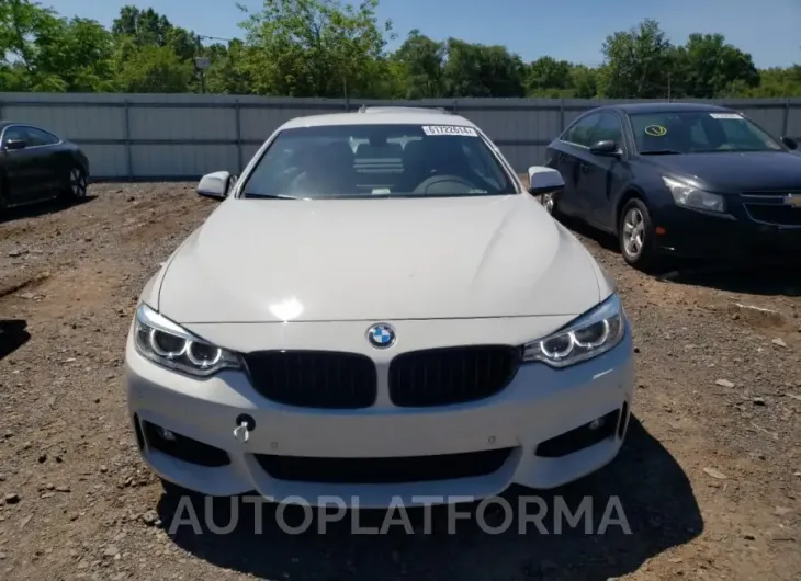 BMW 430I 2017 vin WBA4U7C34H5H20422 from auto auction Copart