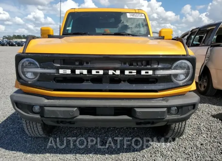 FORD BRONCO BAS 2022 vin 1FMEE5BP1NLB90648 from auto auction Copart