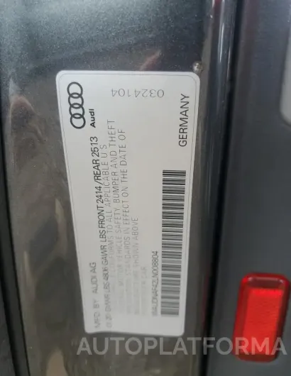 AUDI A4 PREMIUM 2020 vin WAUDNAF42LN008804 from auto auction Copart