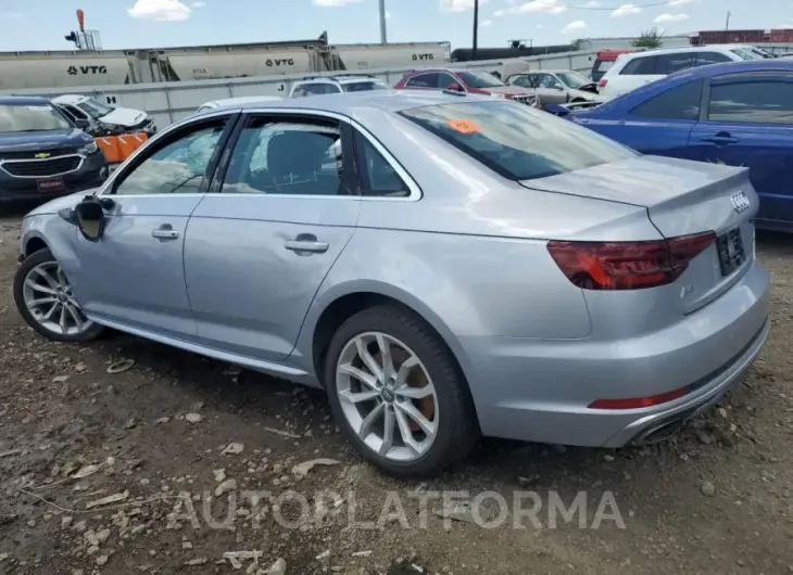 AUDI A4 PREMIUM 2019 vin WAUDNAF45KA003246 from auto auction Copart