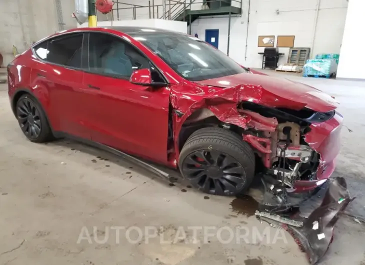 TESLA MODEL Y 2024 vin 7SAYGDEF9RF022051 from auto auction Copart