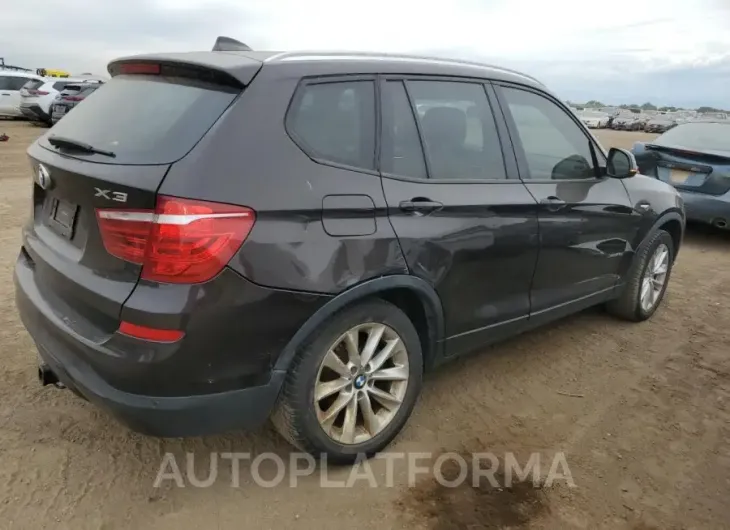 BMW X3 XDRIVE2 2016 vin 5UXWX9C57G0D84985 from auto auction Copart