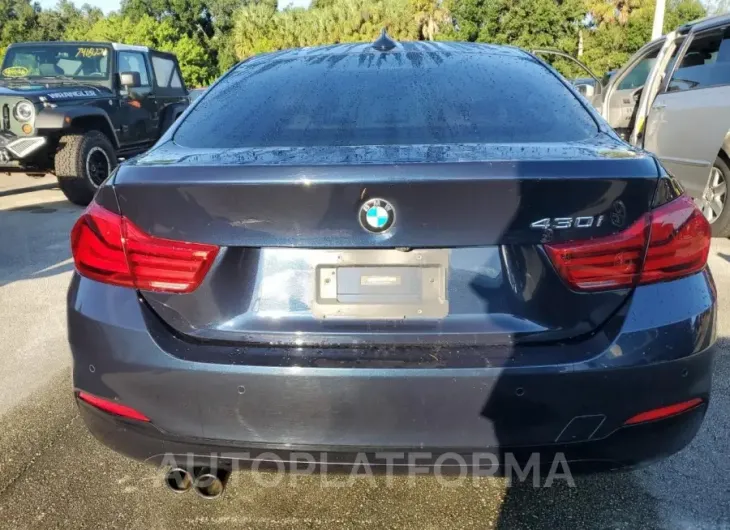 BMW 430I GRAN 2018 vin WBA4J1C56JBM10266 from auto auction Copart