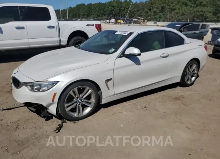 BMW 430I 2017 vin WBA4U7C31H5H20085 from auto auction Copart