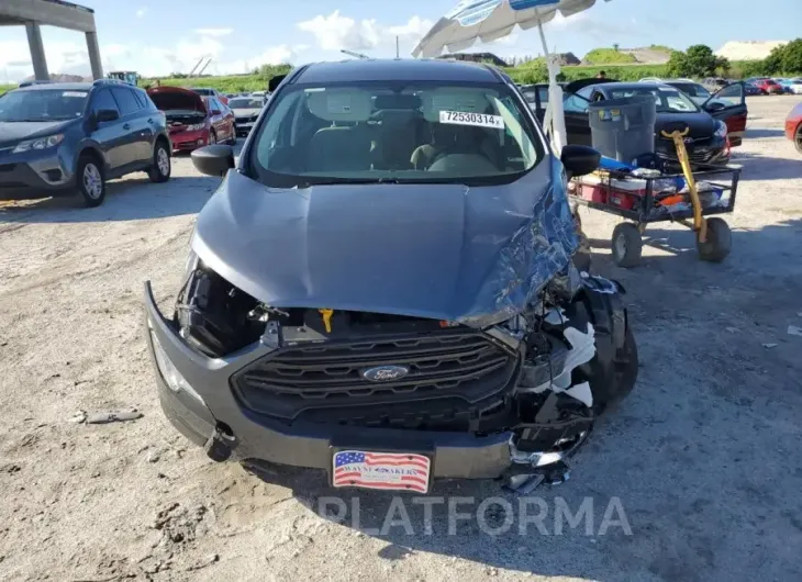 FORD ECOSPORT S 2021 vin MAJ3S2FE9MC435034 from auto auction Copart