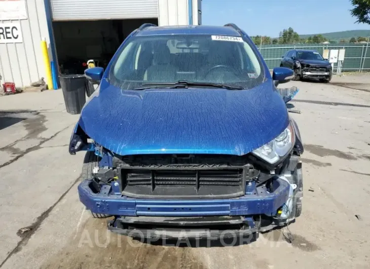 FORD ECOSPORT S 2019 vin MAJ6S3GL6KC301286 from auto auction Copart