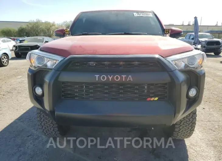 TOYOTA 4RUNNER SR 2018 vin JTEBU5JR5J5596259 from auto auction Copart