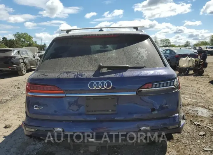 AUDI Q7 PREMIUM 2021 vin WA1LJAF76MD023425 from auto auction Copart