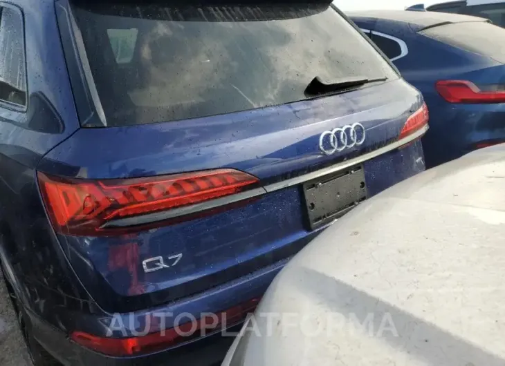 AUDI Q7 PREMIUM 2022 vin WA1LXBF73ND016079 from auto auction Copart