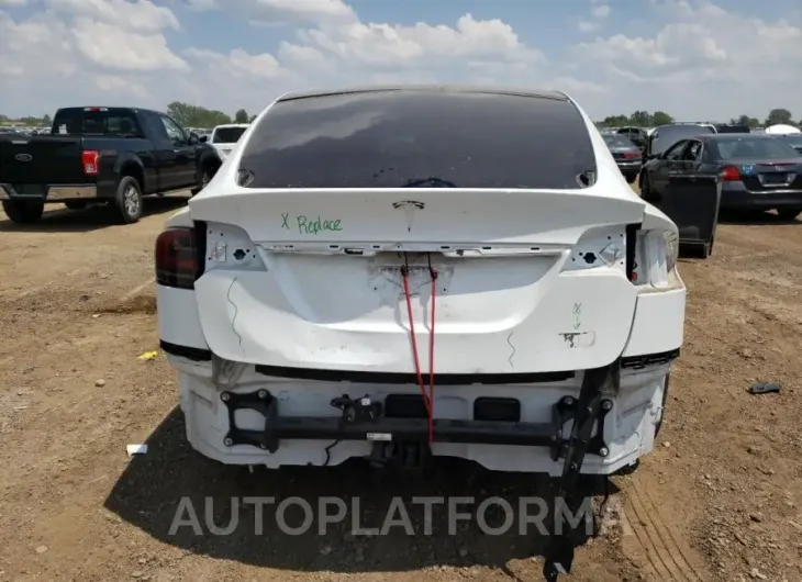 TESLA MODEL X 2022 vin 7SAXCBE69NF358594 from auto auction Copart