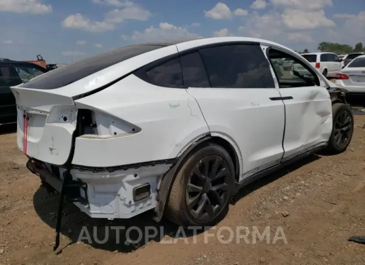 TESLA MODEL X 2022 vin 7SAXCBE69NF358594 from auto auction Copart