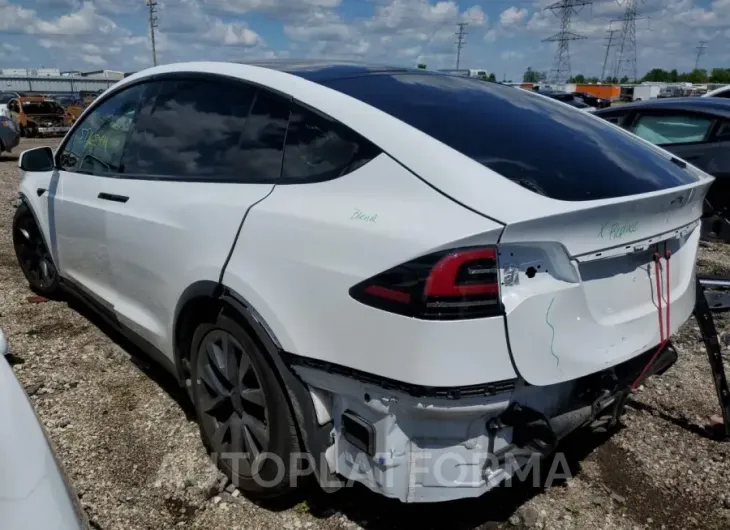 TESLA MODEL X 2022 vin 7SAXCBE69NF358594 from auto auction Copart