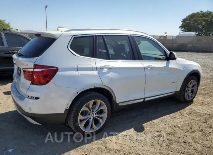 BMW X3 XDRIVE2 2016 vin 5UXWX9C5XG0D69350 from auto auction Copart