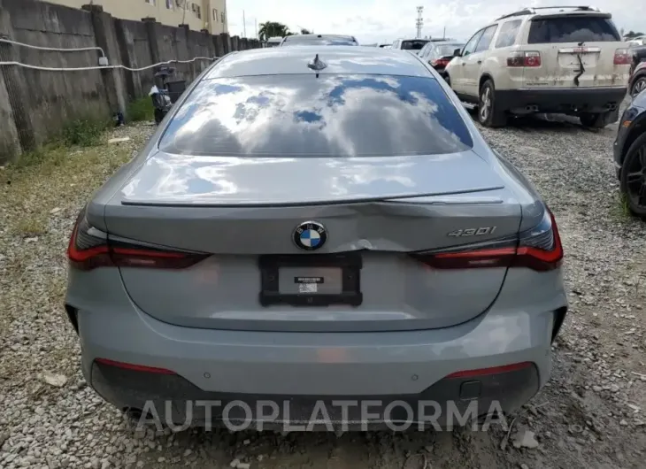 BMW 430I 2022 vin WBA53AP05NCJ51864 from auto auction Copart