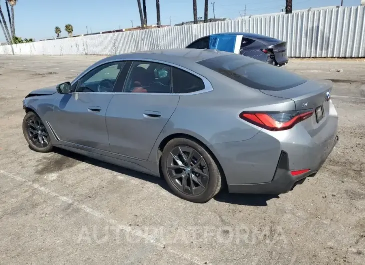 BMW I4 EDRIVE 2023 vin WBY43AW0XPFP52543 from auto auction Copart