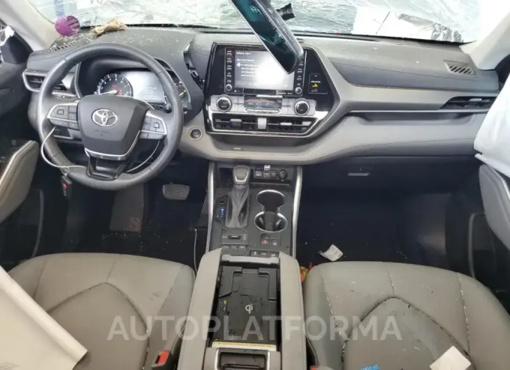 TOYOTA HIGHLANDER 2021 vin 5TDHZRBH1MS155675 from auto auction Copart