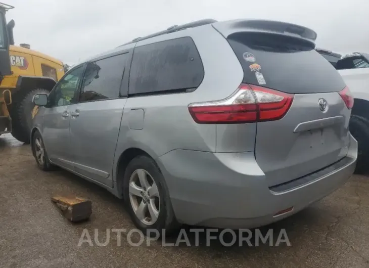 TOYOTA SIENNA LE 2016 vin 5TDKK3DC6GS701531 from auto auction Copart