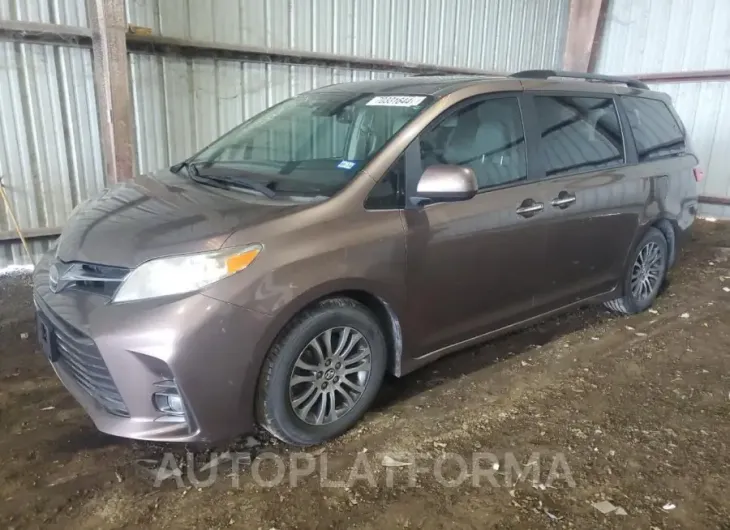 TOYOTA SIENNA XLE 2020 vin 5TDYZ3DC4LS031106 from auto auction Copart