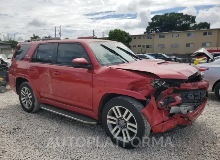 TOYOTA 4RUNNER TR 2022 vin JTEAU5JR2N5258920 from auto auction Copart