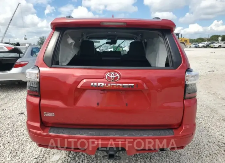 TOYOTA 4RUNNER TR 2022 vin JTEAU5JR2N5258920 from auto auction Copart