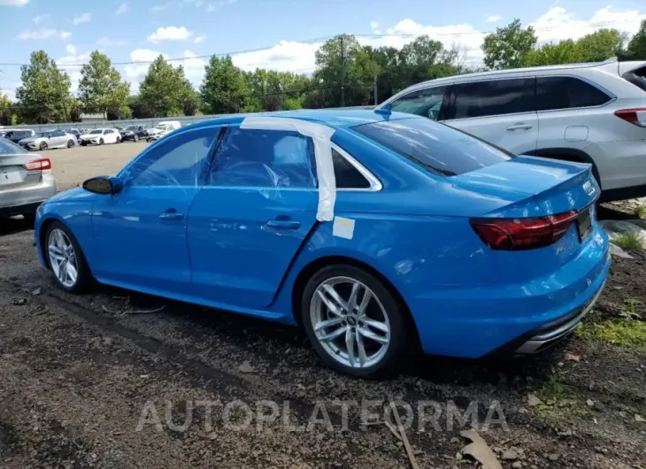 AUDI A4 PREMIUM 2020 vin WAUDNAF49LN011313 from auto auction Copart