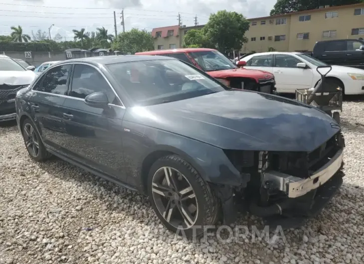 AUDI A4 PREMIUM 2017 vin WAUENAF43HN014235 from auto auction Copart