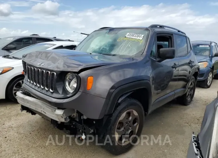 JEEP RENEGADE S 2018 vin ZACCJBAB0JPH45865 from auto auction Copart