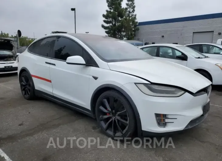 TESLA MODEL X 2016 vin 5YJXCAE41GF005453 from auto auction Copart