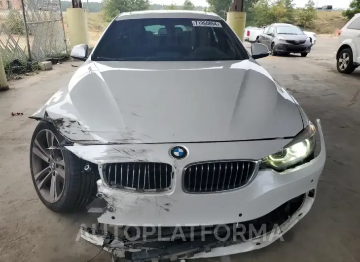 BMW 430I GRAN 2019 vin WBA4J1C52KBM13988 from auto auction Copart