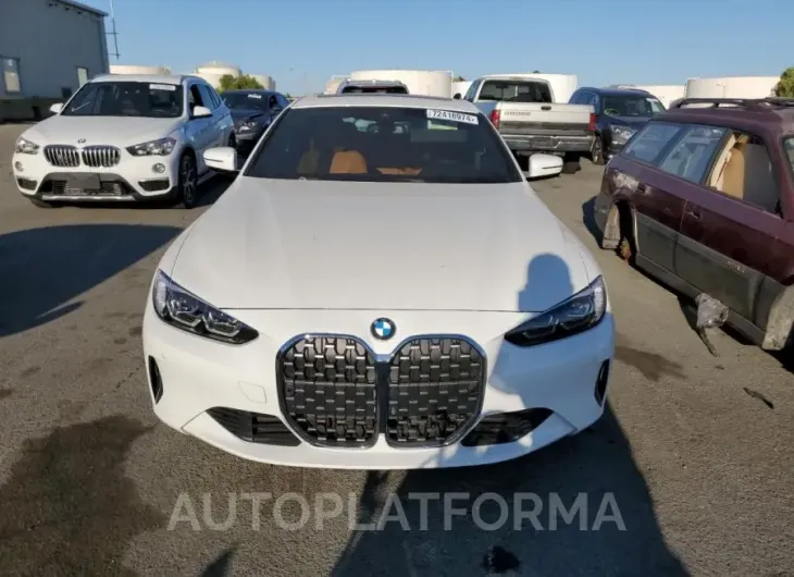 BMW 430I 2022 vin WBA53AP04NCJ27118 from auto auction Copart