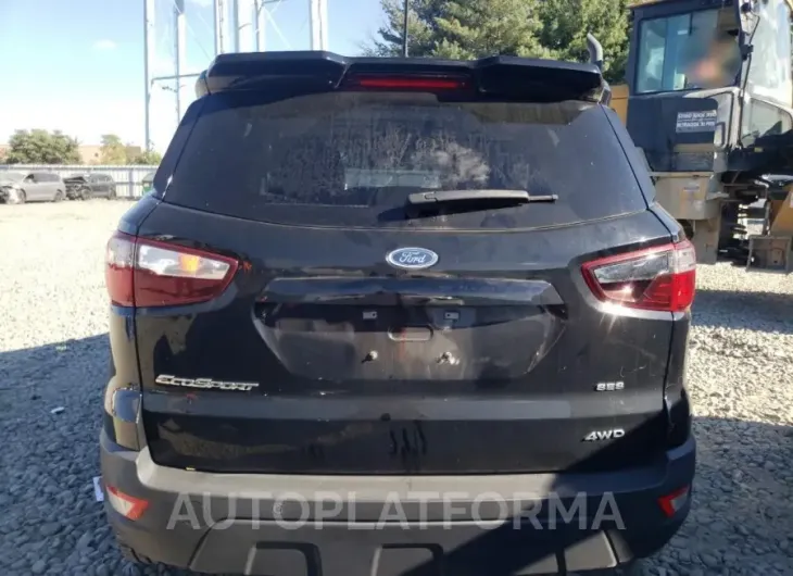 FORD ECOSPORT S 2019 vin MAJ6S3JL4KC303434 from auto auction Copart