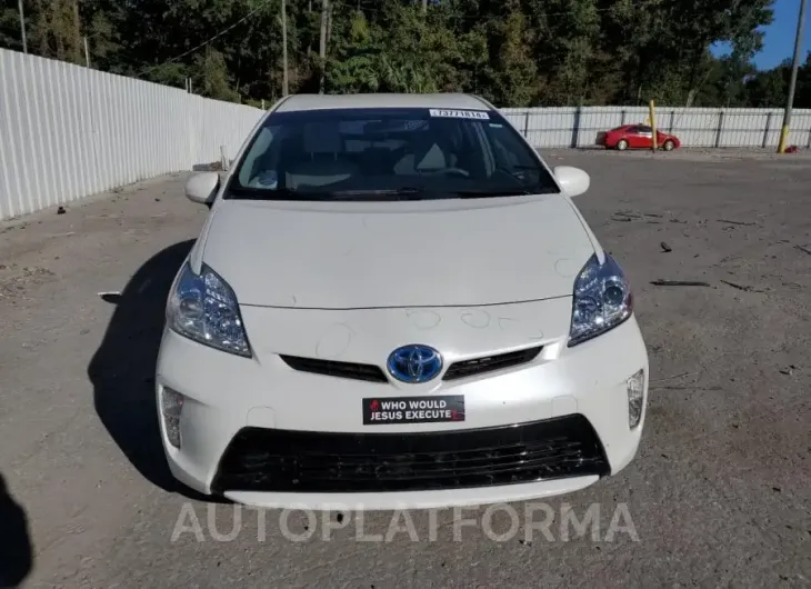 TOYOTA PRIUS 2015 vin JTDKN3DU5F0476472 from auto auction Copart