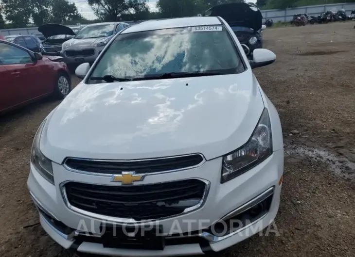 CHEVROLET CRUZE LT 2015 vin 1G1PE5SB8F7104465 from auto auction Copart