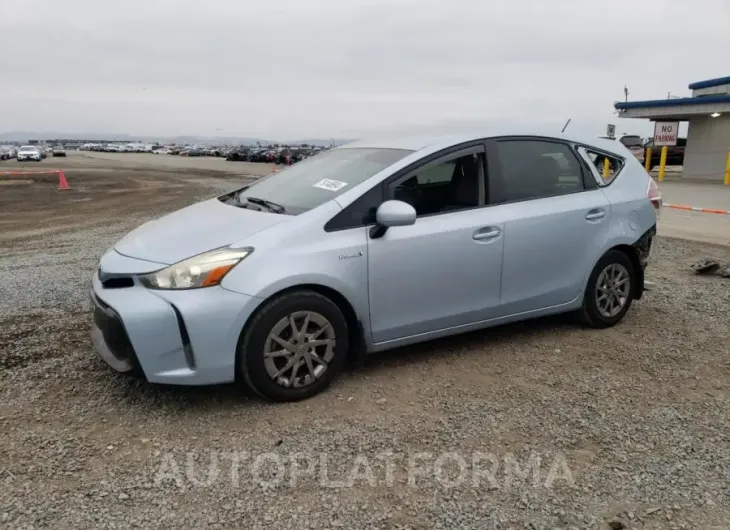 TOYOTA PRIUS V 2015 vin JTDZN3EU6FJ026904 from auto auction Copart