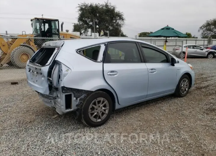 TOYOTA PRIUS V 2015 vin JTDZN3EU6FJ026904 from auto auction Copart