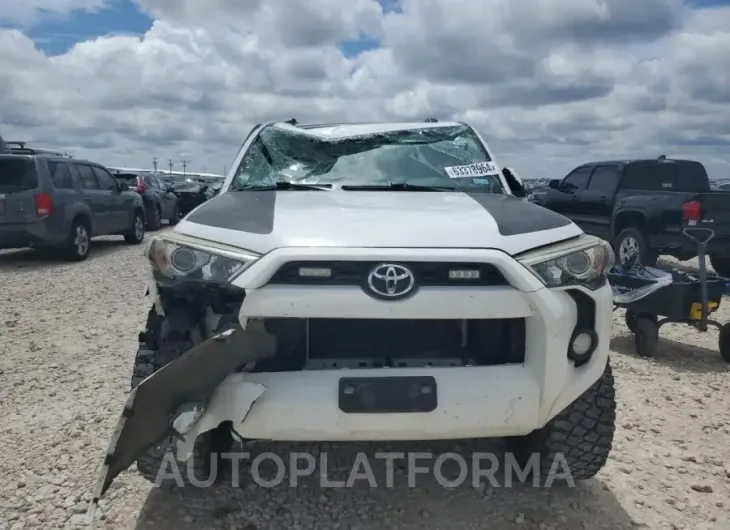 TOYOTA 4RUNNER SR 2015 vin JTEBU5JR4F5242269 from auto auction Copart