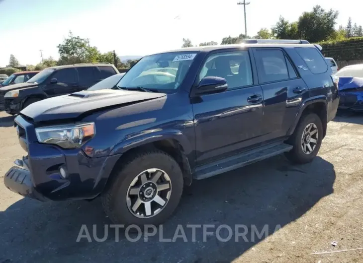 TOYOTA 4RUNNER SR 2018 vin JTEBU5JR4J5544055 from auto auction Copart