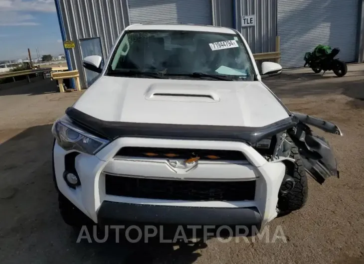 TOYOTA 4RUNNER SR 2017 vin JTEBU5JRXH5437876 from auto auction Copart