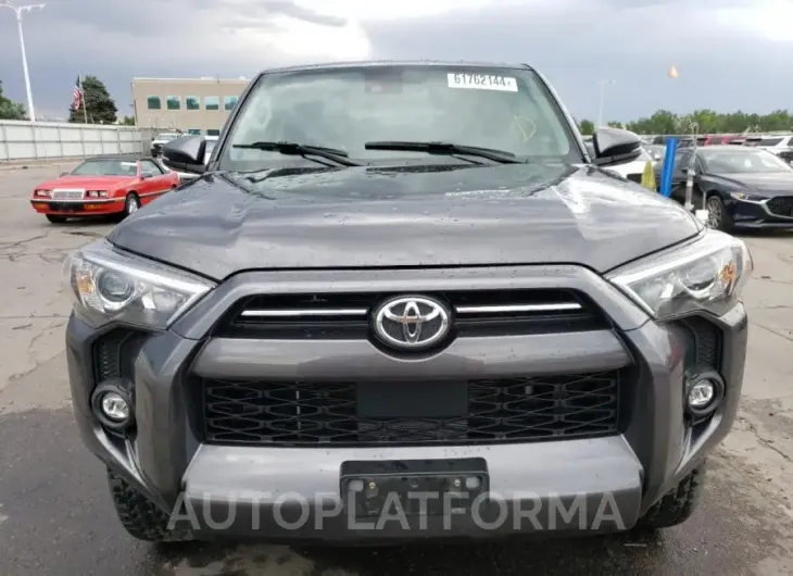 TOYOTA 4RUNNER SR 2022 vin JTENU5JR7N6002459 from auto auction Copart